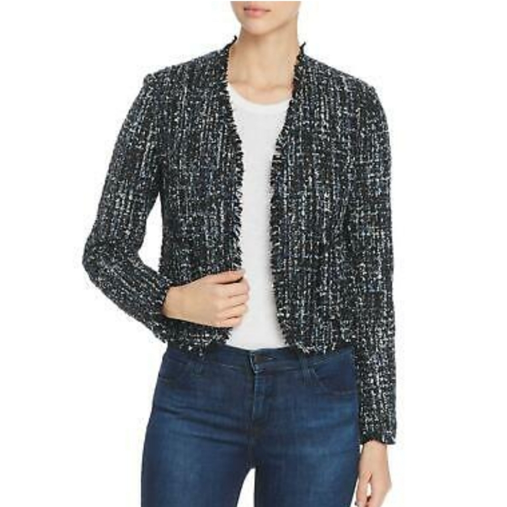 Bagatelle navy tweed jacket